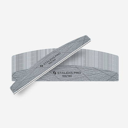 STALEKS Crescent mineral nail file SMART 40 100/180 grit (25 pcs)