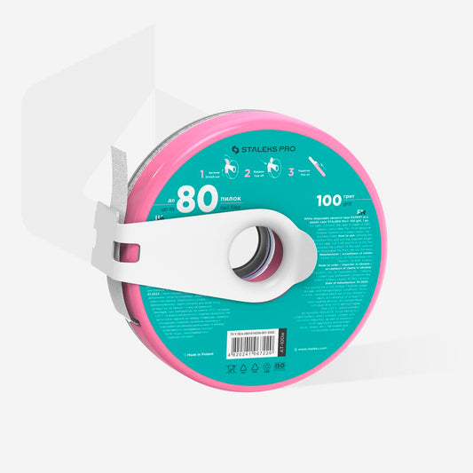 Disposable white abrasive tape EXPERT in plastic case