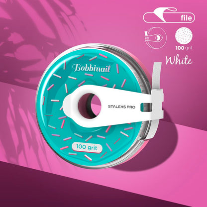 Disposable white abrasive tape EXPERT in plastic case