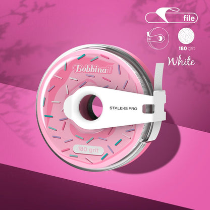 Disposable white abrasive tape EXPERT in plastic case