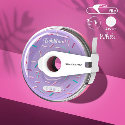 Disposable white abrasive tape EXPERT in plastic case